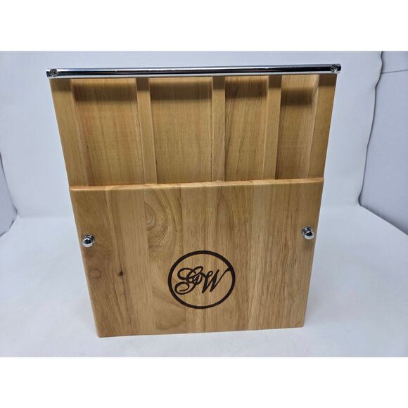 GUNTER WILHELM EXECUTIVE CHEF SERIES WOODEN KNIFE BLOCK 15 SLOT BLOCK ONLY - Picture 5 of 8